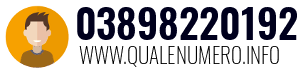 Numero di telefono 03898220192 03898220192