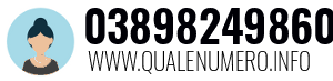 Numero di telefono 03898249860 03898249860