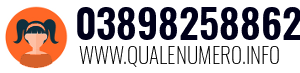 Numero di telefono 03898258862 03898258862