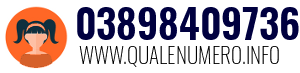 Numero di telefono 03898409736 03898409736