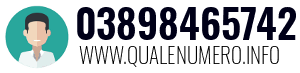Numero di telefono 03898465742 03898465742