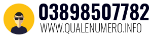 Numero di telefono 03898507782 03898507782