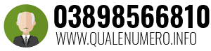 Numero di telefono 03898566810 03898566810