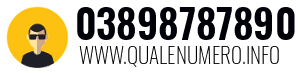 Numero di telefono 03898787890 03898787890