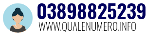 Numero di telefono 03898825239 03898825239