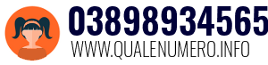 Numero di telefono 03898934565 03898934565