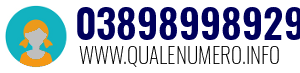 Numero di telefono 03898998929 03898998929