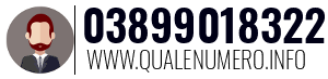 Numero di telefono 03899018322 03899018322