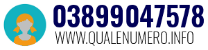 Numero di telefono 03899047578 03899047578