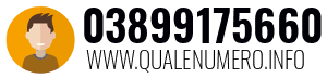 Numero di telefono 03899175660 03899175660