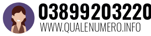 Numero di telefono 03899203220 03899203220