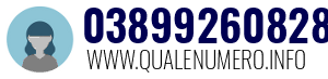 Numero di telefono 03899260828 03899260828