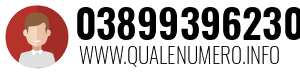 Numero di telefono 03899396230 03899396230