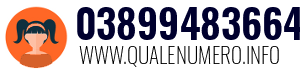 Numero di telefono 03899483664 03899483664