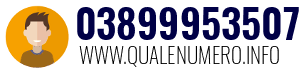 Numero di telefono 03899953507 03899953507