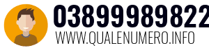 Numero di telefono 03899989822 03899989822