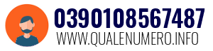 Numero di telefono 0390108567487 0390108567487