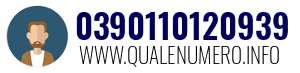 Numero di telefono 0390110120939 0390110120939