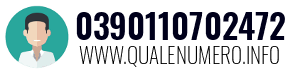 Numero di telefono 0390110702472 0390110702472
