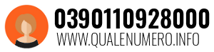 Numero di telefono 0390110928000 0390110928000