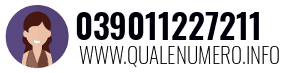 Numero di telefono 039011227211 039011227211