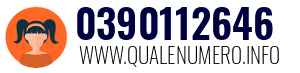 Numero di telefono 0390112646 0390112646