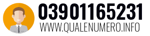 Numero di telefono 03901165231 03901165231