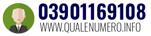 Numero di telefono 03901169108 03901169108