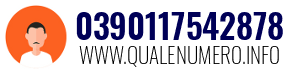 Numero di telefono 0390117542878 0390117542878