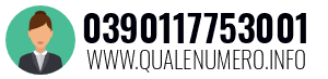 Numero di telefono 0390117753001 0390117753001