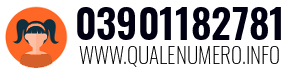 Numero di telefono 03901182781 03901182781