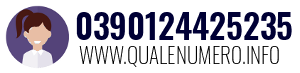 Numero di telefono 0390124425235 0390124425235