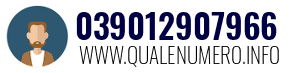 Numero di telefono 039012907966 039012907966