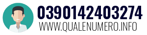 Numero di telefono 0390142403274 0390142403274
