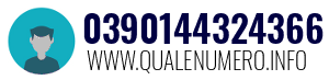 Numero di telefono 0390144324366 0390144324366