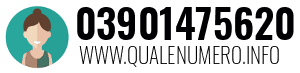 Numero di telefono 03901475620 03901475620