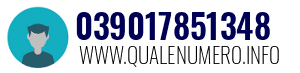 Numero di telefono 039017851348 039017851348