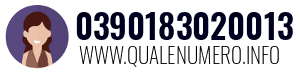 Numero di telefono 0390183020013 0390183020013