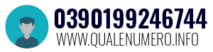 Numero di telefono 0390199246744 0390199246744