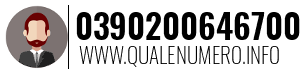 Numero di telefono 0390200646700 0390200646700
