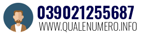 Numero di telefono 039021255687 039021255687
