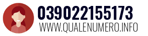 Numero di telefono 039022155173 039022155173