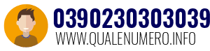 Numero di telefono 0390230303039 0390230303039