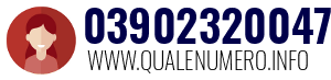 Numero di telefono 03902320047 03902320047