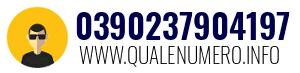 Numero di telefono 0390237904197 0390237904197