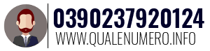 Numero di telefono 0390237920124 0390237920124