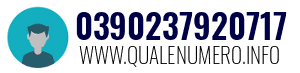 Numero di telefono 0390237920717 0390237920717