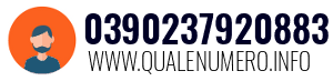 Numero di telefono 0390237920883 0390237920883
