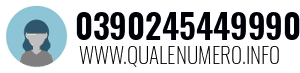 Numero di telefono 0390245449990 0390245449990