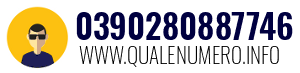 Numero di telefono 0390280887746 0390280887746